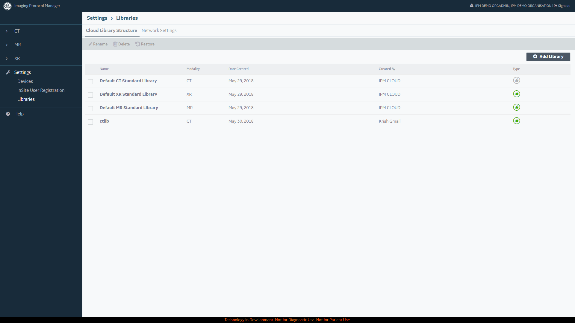 Library List