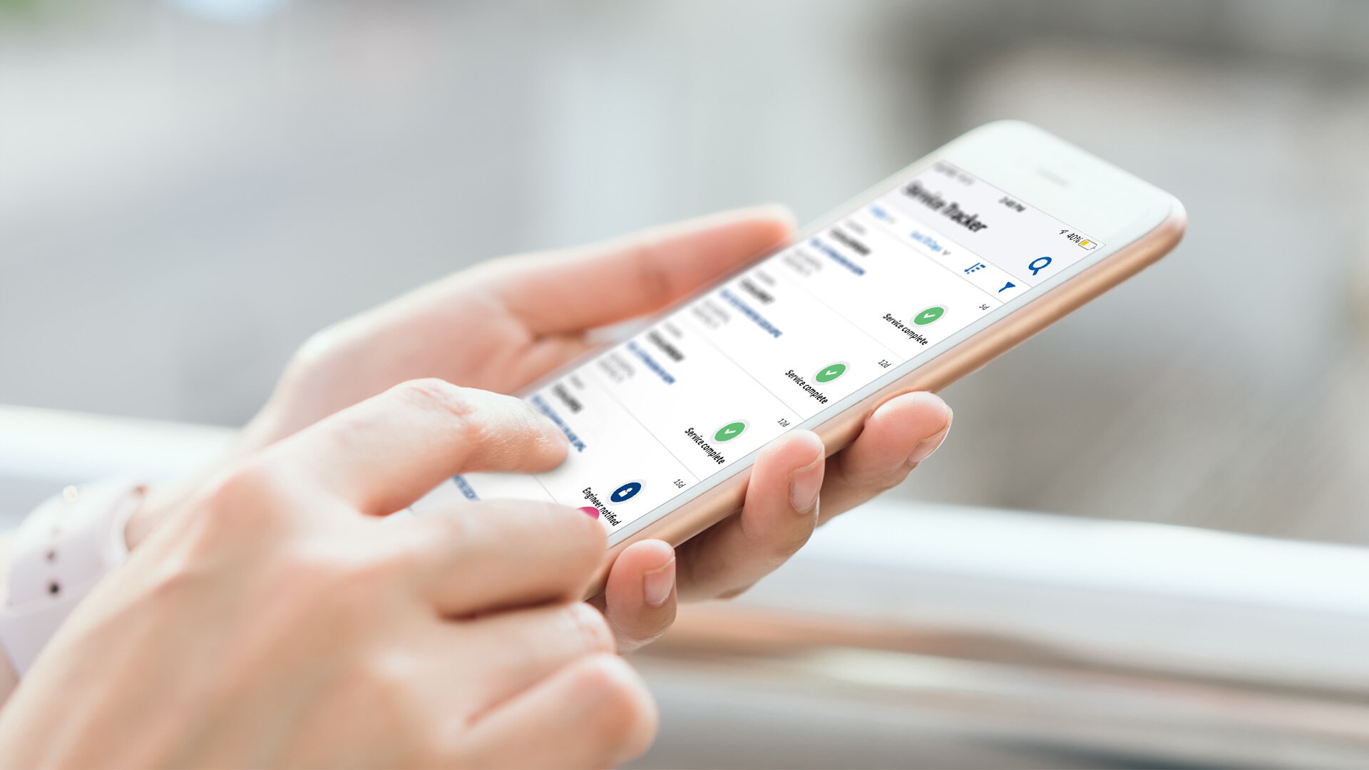 MyGEHealthcare App In Use