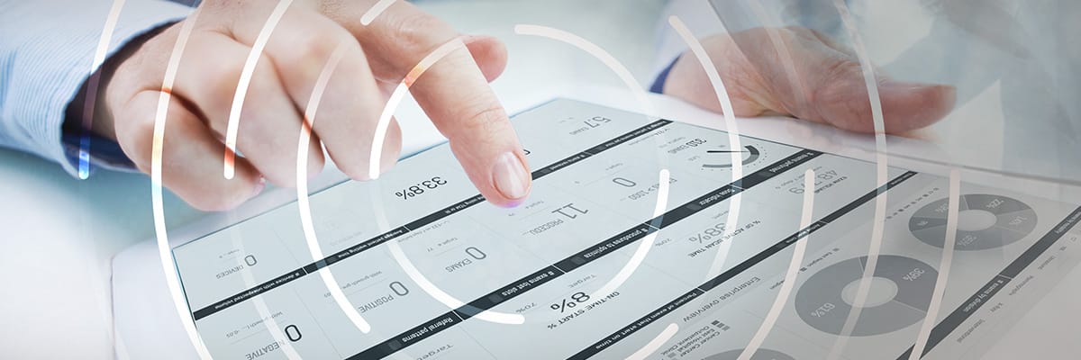 person using tablet