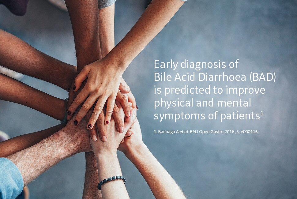 diagnosis of BAM diarrhea