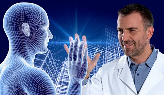 GE Blueprint doctor with avatar